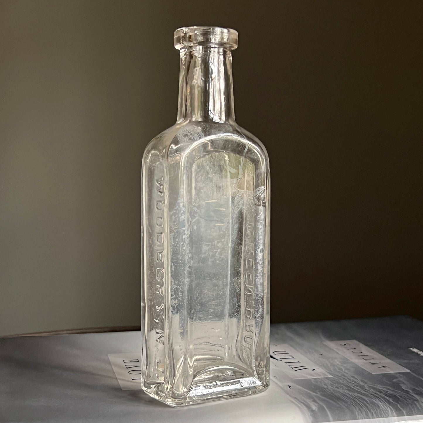 Vintage Glass Bottles - Set of 3