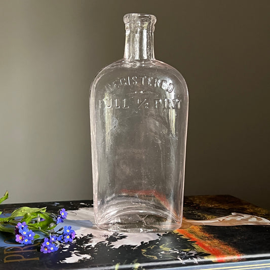 Vintage Glass Bottles - Set of 3