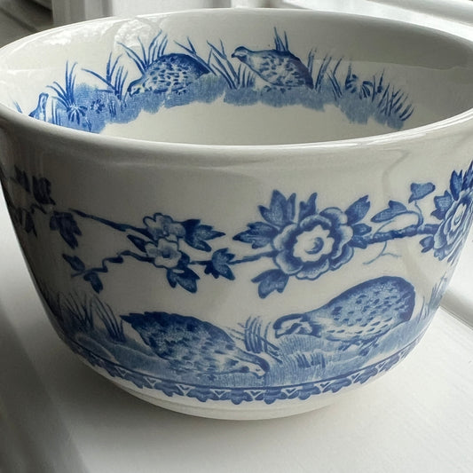 Mason's Quail Blue & White Tea Cup and Saucer