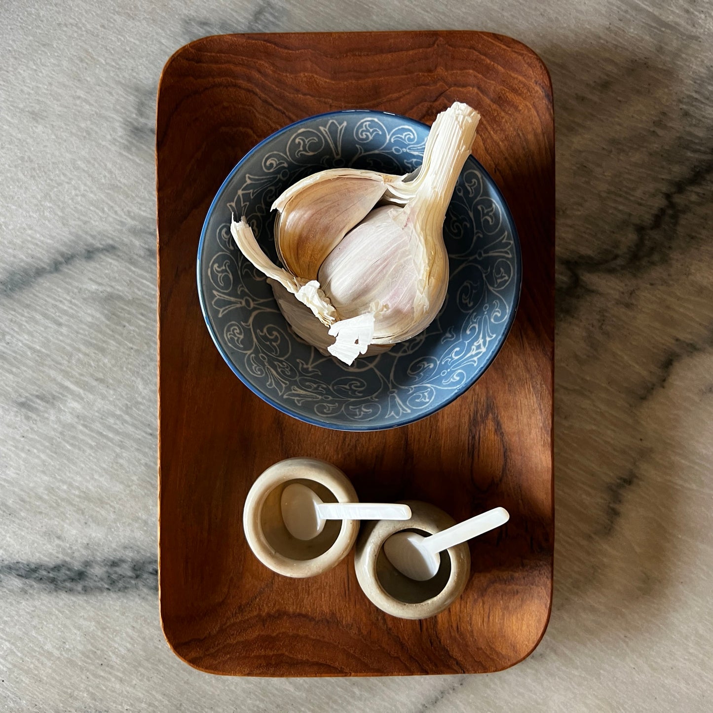 Hand Carved Teak Tray