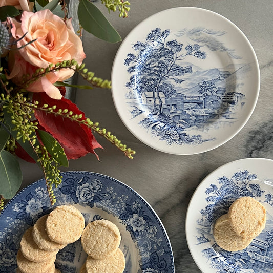 Blue & White English Wedgwood & Co Plate